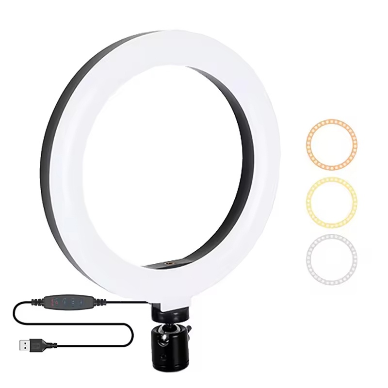 Photography Lighting Meter - 16/26/33 センチメートル自撮りリングライト写真撮影補助光 LED リングランプグローソフトアイプロテクション写真撮影ランプ用品ホームスタジオ