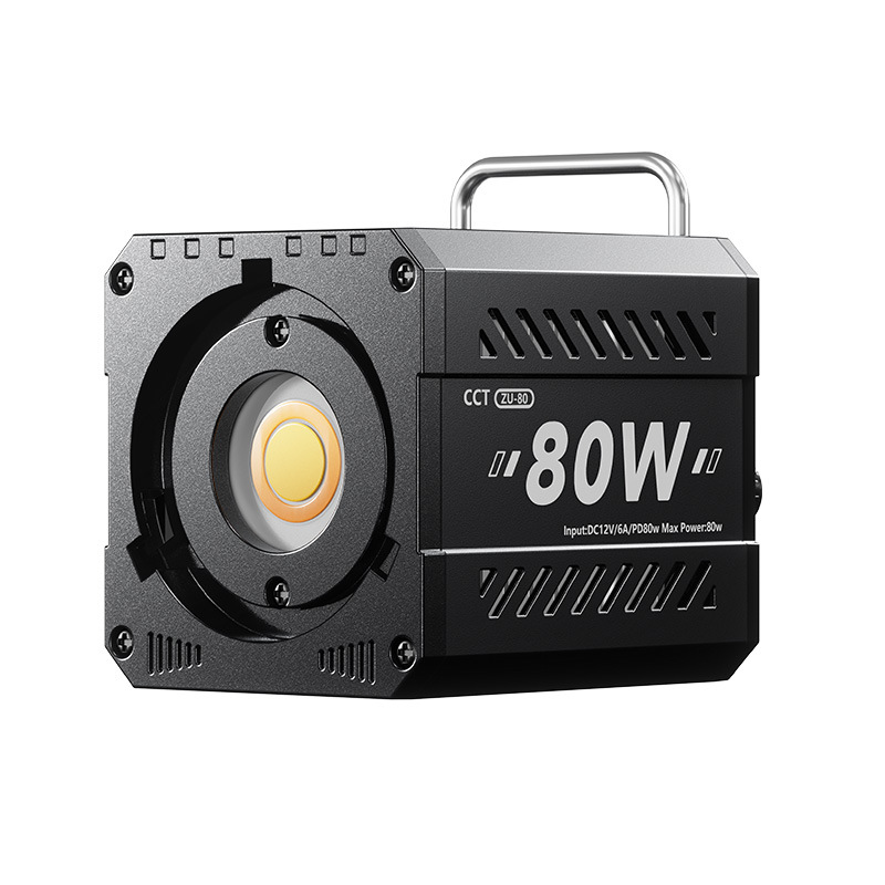 Photography Lighting Handheld - ZU80高出力COBフィルライト撮影ライトハンドヘルド撮影ランプ2500-6500K調整可能ライブストリーミング撮影ランプ