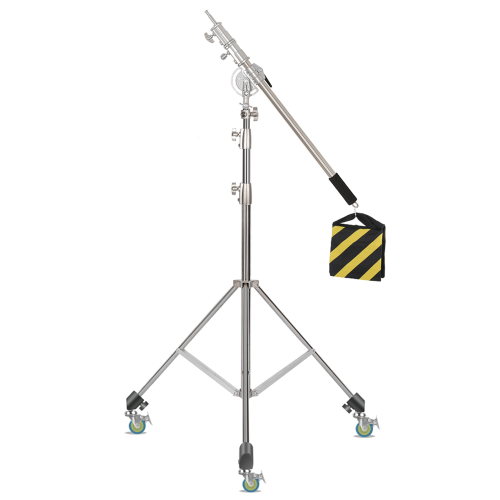 Photography Lighting Meter - Sh-ステンレス鋼ライトスタンド、LEDライト用三脚サポート、フォトスタジオ、頑丈、耐荷重、10kg、2.8m