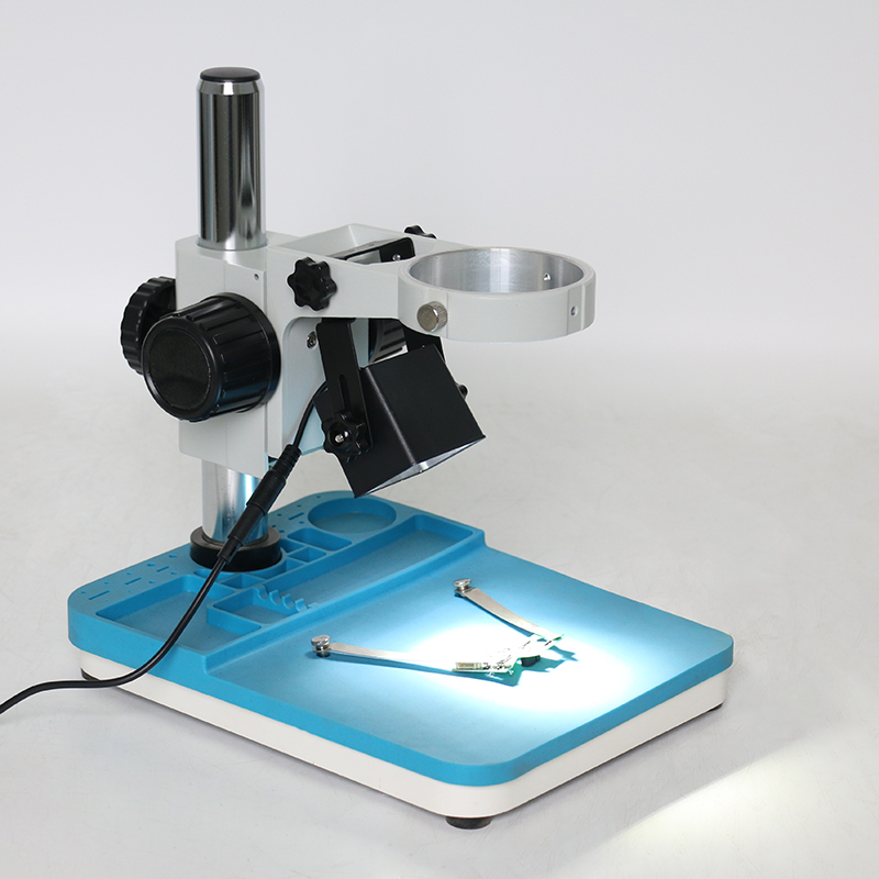 Photography Lighting Description - 調整可能な照明付きの調整可能な強度ランプ,産業用ステレオ顕微鏡用USB HDMI付きLEDライトリング,61 LED, 6000k-7000k,照明付きライトリング,110v-220v