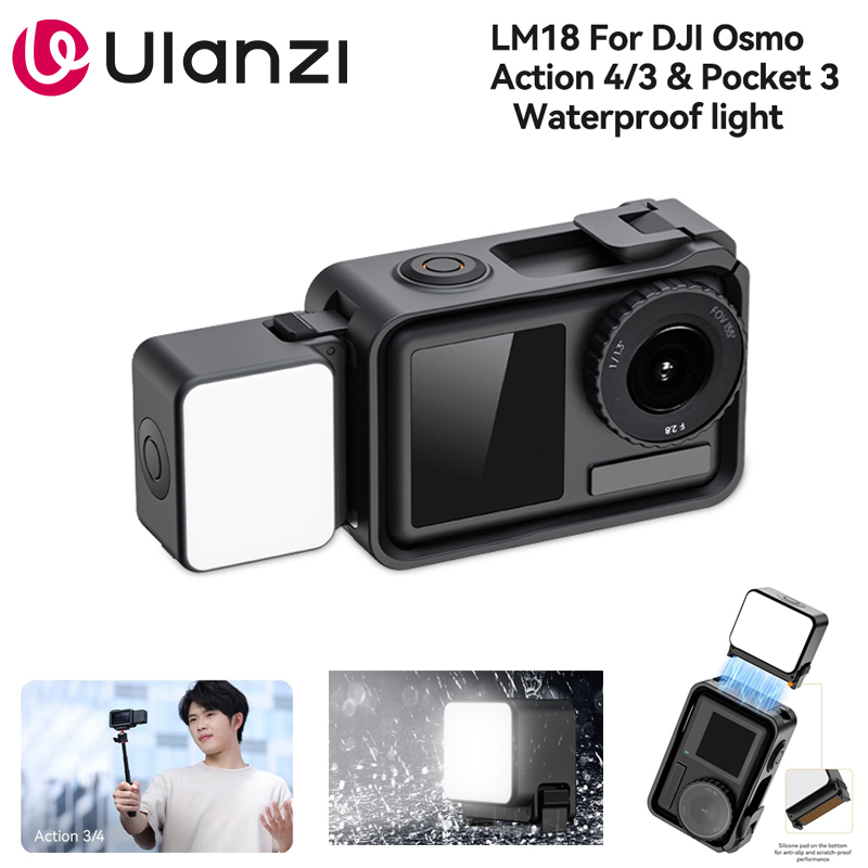 Photography Lighting Description - Ulanzi LM18 LEDビデオフィルライト IPX5防水 マグネット式 5600K
