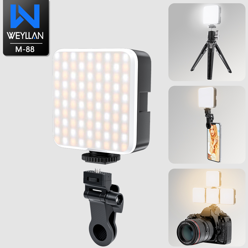WEYLLAN M-88 2000mAh LED ビデオライ - Photography Lighting Brands のレビューと価格