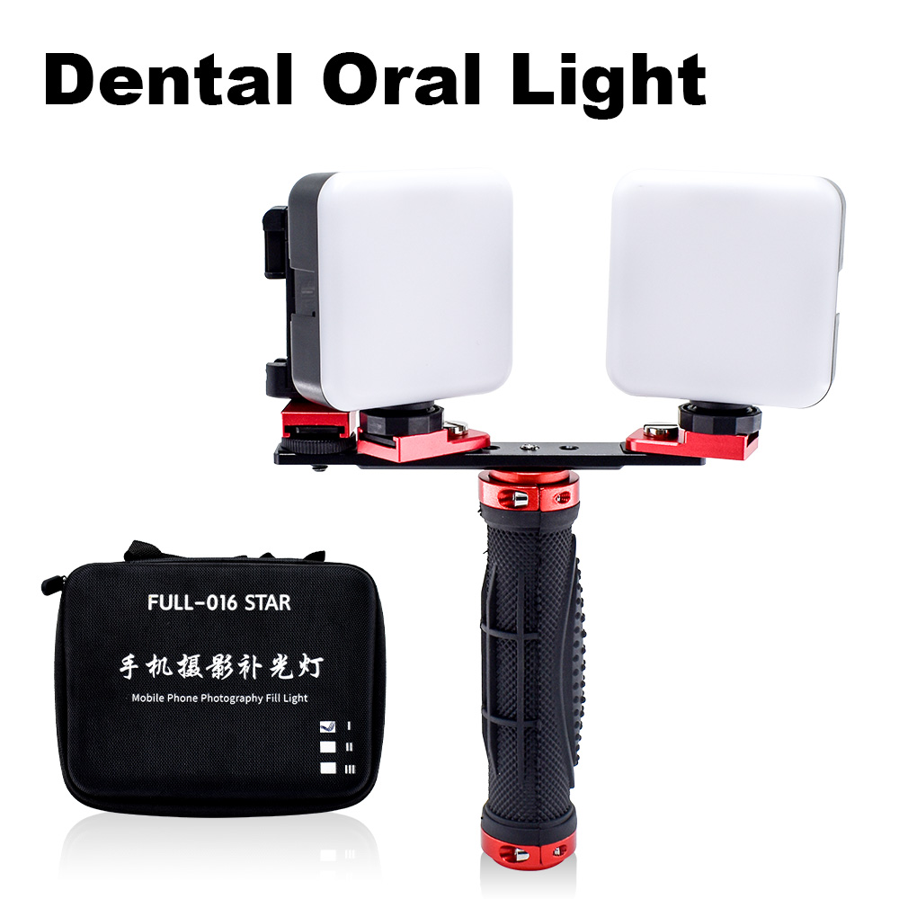 ハンドヘルド三脚付き写真撮影用LED電話ライト、歯科用口腔写 - Photography Lighting Handheld のレビューと価格