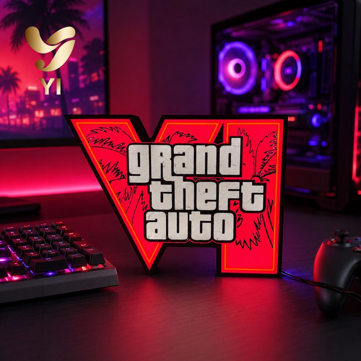 在庫あり GTA 6 ホライゾン アンビエントライト USB - Photography Lighting Game のレビューと価格
