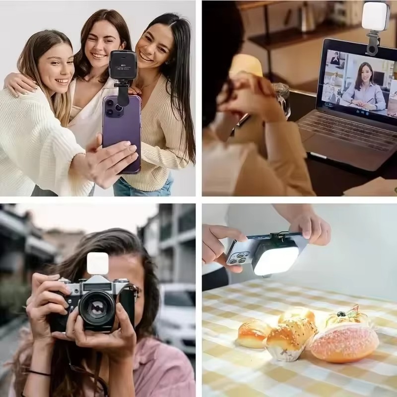 携帯用クリップ式スマートフォン用リングライト。USB充電式で - Photography Lighting Meter のレビューと価格