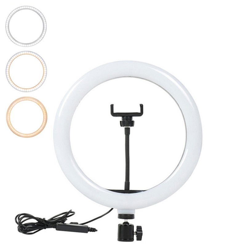 ビデオライト 16/26/33cm セルフィーリングLEDラ - Photography Lighting Description のレビューと価格