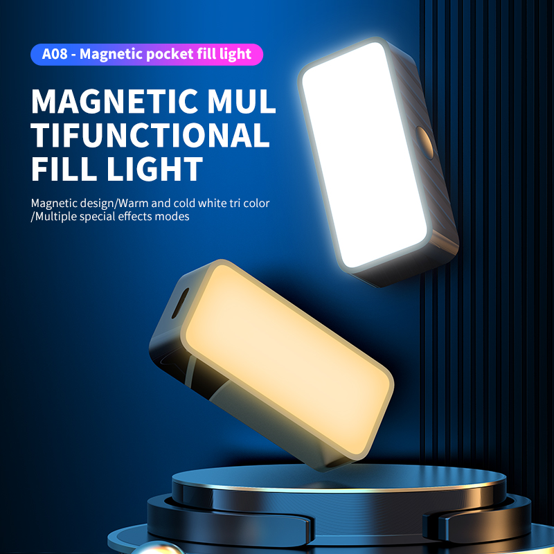 磁気ポータブルミニ Selfie フィルライト調整可能な照明 - Photography Lighting Description のレビューと価格