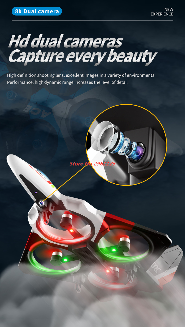 ミニフォームドローン 8Kデュアルカメラ RCグライダー ブ - Photography Lighting For Beginners のレビューと価格