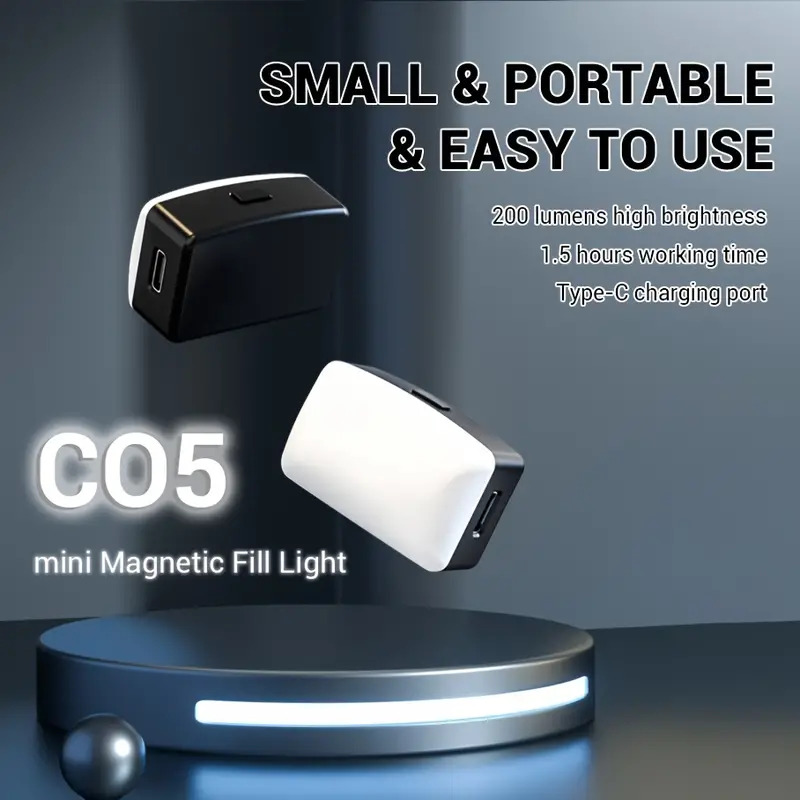 ミニ磁気 LED Selfie ライト IPhone Sam - Photography Mobile Lighting のレビューと価格