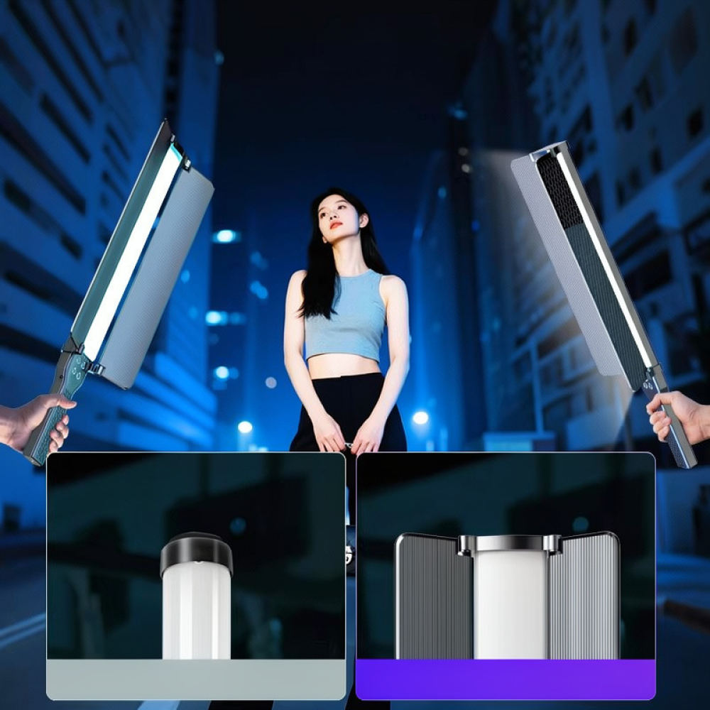 RGBビデオライトスティック。持ち運び可能な、プロ仕様の調光 - Photography Lighting Kit Portable のレビューと価格