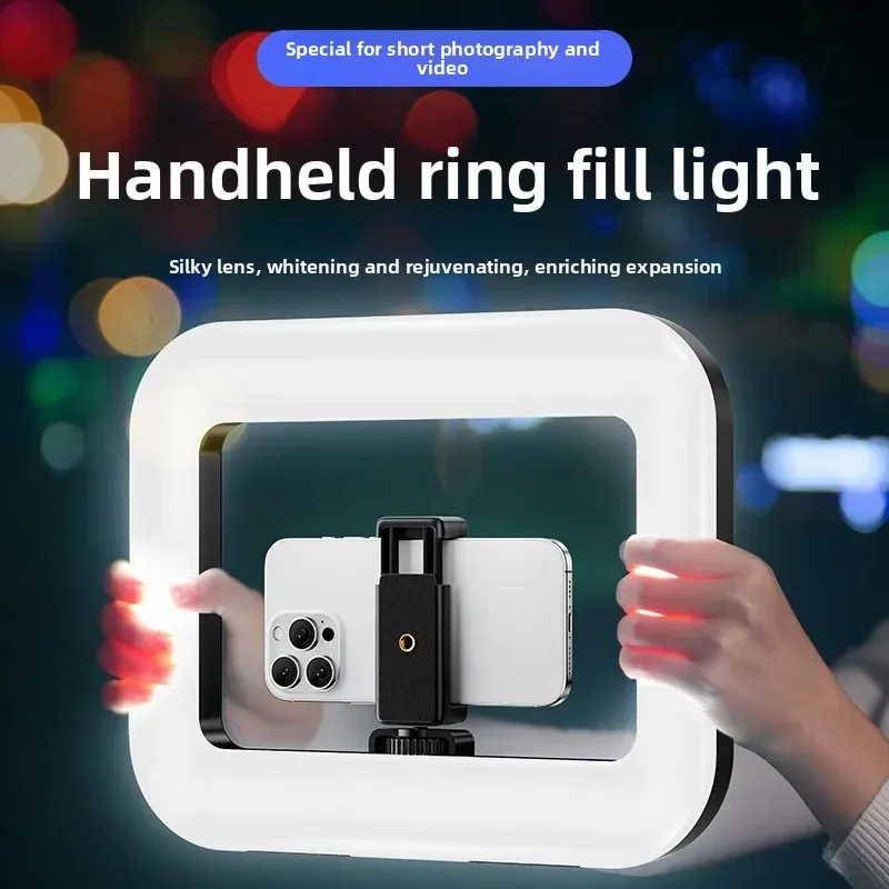 ポータブルハンドヘルドリングLEDライト 新型ウサギケージ照 - Photography Mobile Lighting のレビューと価格