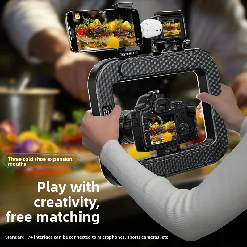 ポータブルハンドヘルドリングLEDライト 新型ウサギケージ照 - Photography Mobile Lighting のレビューと価格